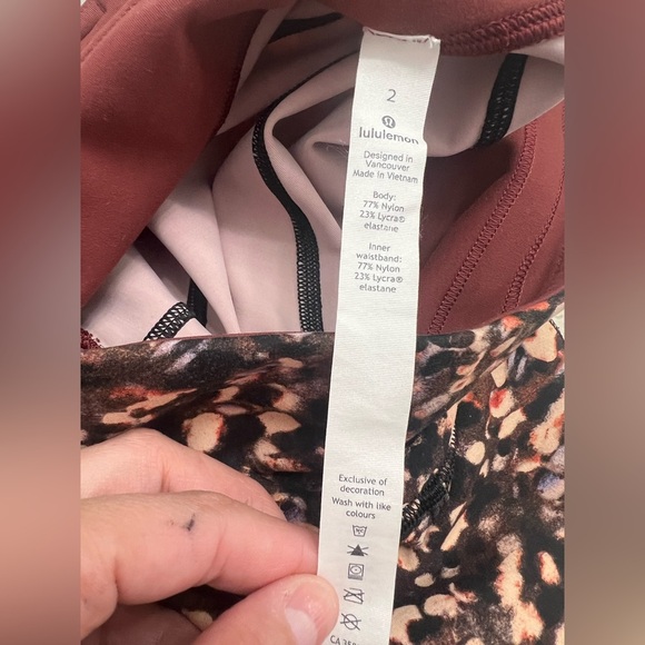 Lululemon Invigorate High-Rise Tight 25" Motion Flux Multi (Size 2) - Picture 8 of 17